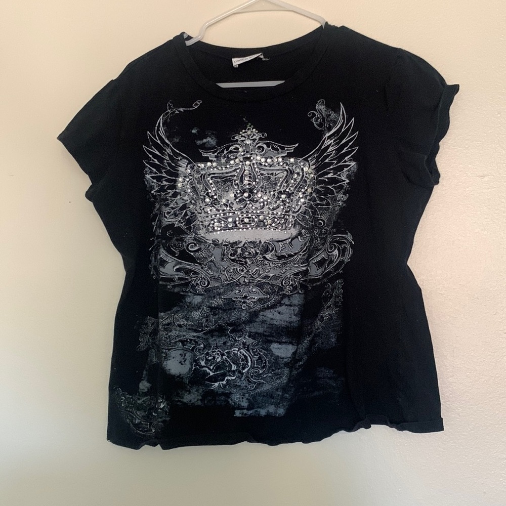 black y2k tee 💎